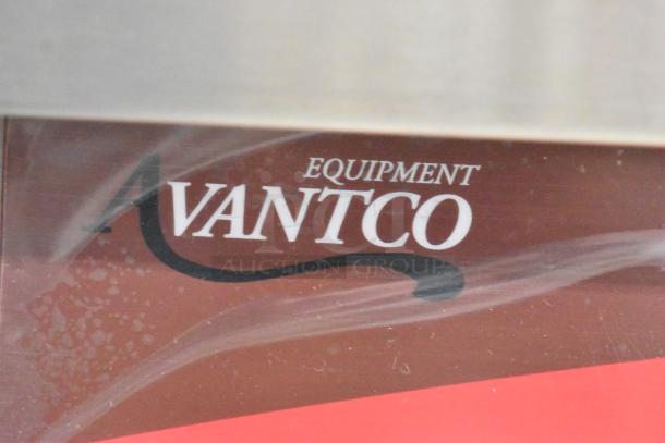 Avantco 177EG24N electric griddle, stainless steel, new scratch and dent, 208/240V, brand name visible on packaging.