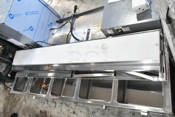 BRAND NEW ServIt 423EST5WSFB Stainless Steel Commercial Steam Table, 5 Pan, Sealed Well, Fully Enclosed Base, 240 Volts.