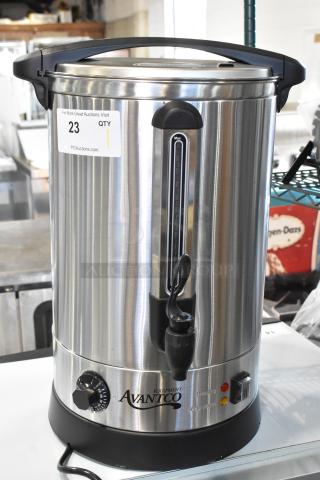 Brand new Avantco 177WB19L 5 Gal water boiler, 120V, 1 phase. Scratch and dent condition, 128 cup capacity.