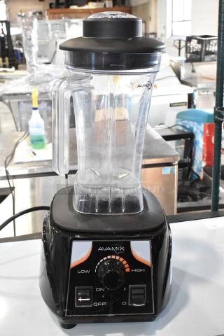 BRAND NEW AvaMix 928BX2000T commercial blender, 3 1/2 hp, with toggle control and 64 oz. Tritan™ container, 120V, minor scratches.