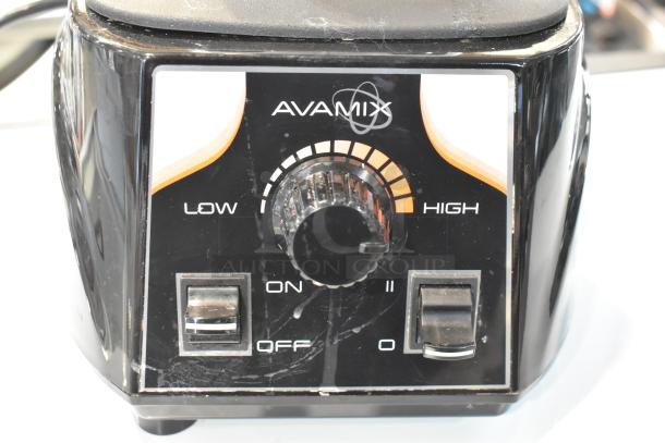 BRAND NEW 2025 AvaMix 928BX2000T commercial blender base, toggle control, 64 oz Tritan™ container, 120V, 1 Phase, black.