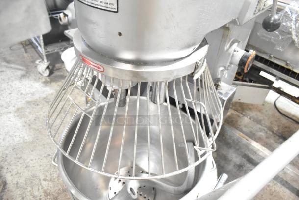 2021 Precision HD-60 60 Quart Planetary Dough Mixer with pelican head, mixing bowl, dough hook, and bowl dolly. Excellent condition.