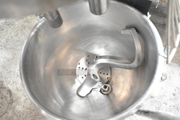 2021 Precision HD-60 60-quart dough mixer, shown with mixing bowl, dough hook, and industrial-grade design.