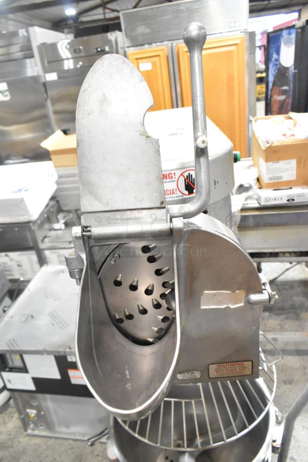 2021 Precision HD-60 60 Quart Dough Mixer, includes pelican head, mixing bowl, dough hook, and bowl dolly, commercial use.