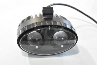 Brand new scratch and dent Ideal Warehouse Forklift Rear Spotter 70-1095, black housing, dual lenses, visible cable.