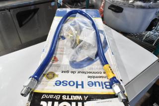 Dormont 1650KIT48 gas connector kit, new with minor scratches. Includes 48" SnapFast® connector, two elbows, restraining cable, 1/2" diameter.