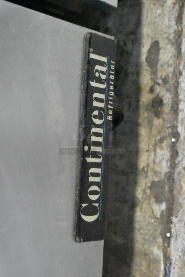 2024 Continental SW48N18M stainless steel prep table with bain marie top, commercial casters, 115V, 1 phase.