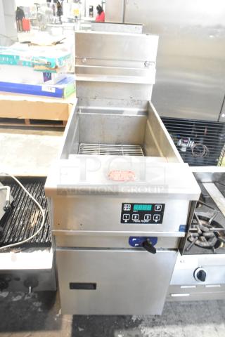 2023 Pitco Frialator SSPG14 stainless steel pasta cooker, commercial single bay, natural gas, 60,000 BTU, digital control.