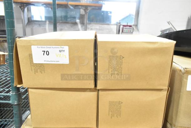 12 new boxes of Dual Lite EVHCEZP Emergency Light Back Box and LED Emergency Light, on auction. Multiples increase bid value.