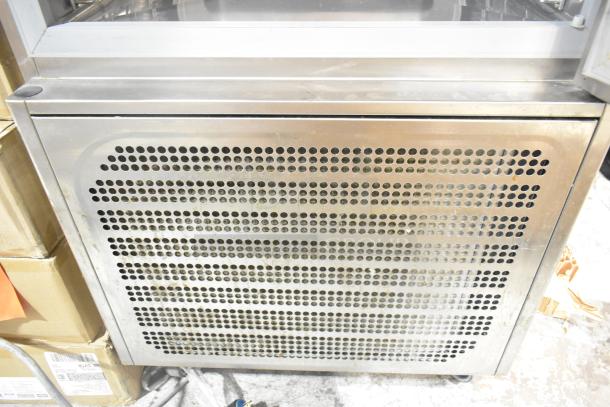 2022 Desmon GBF-15+ETL stainless steel blast chiller shock freezer, 4 probes, 220V, 3 Phase, perforated side panel.