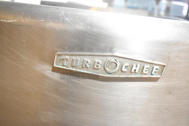Stainless steel Turbochef HhC2020 commercial electric conveyor oven, 2017 model, visible logo, 208/240V, 3-phase.