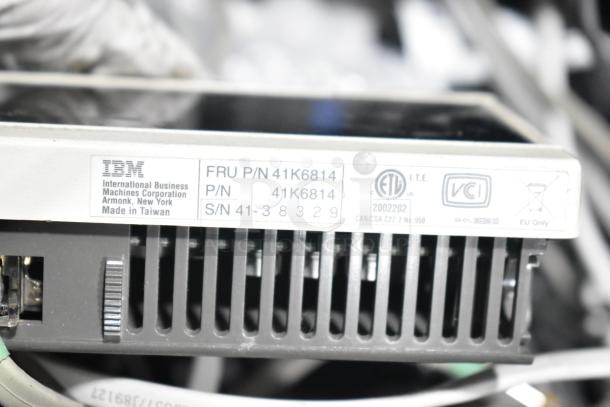 IBM device with part number 41K6814, serial number 41-38329. ETL certified, made in Taiwan, from a pallet lot.