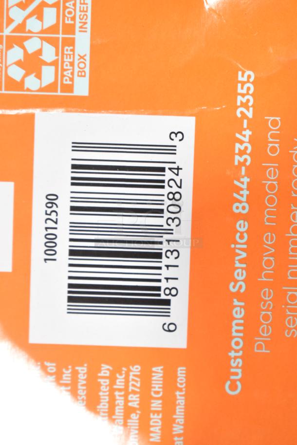 Barcoded box for item including two TVs: Onn Roku Smart TV, Vizio VHD24M-0810. Pick-up only.