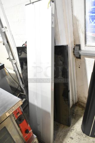 ServIt 423SW72THDBLA 72" metal double strip warmer with dual toggle controls, new condition, 120V, 1 phase.