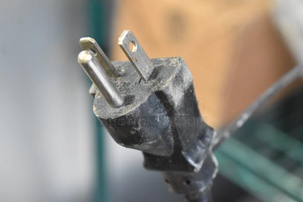 Star QCS-2-800 stainless steel conveyor toaster oven, 208V, 1 phase, worn plug, suitable for commercial use.