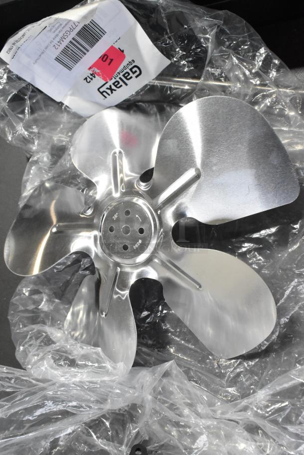 Galaxy 177PGSM412 Condenser Fan Motor, new condition, in original packaging, for 2 and 3 bowl slushy machines.