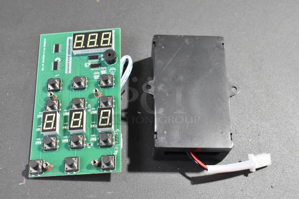 Brand new Galaxy 177PGSM353 controller with display, buttons, and connectors. Suitable for 3-bowl slushy machines.