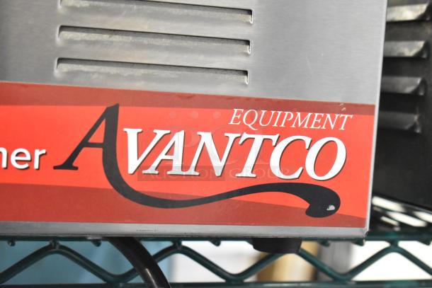 2023 Avantco 177W50CKR stainless steel commercial countertop food warmer with visible branding. 120 volts, 1 phase.