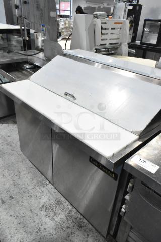 2016 Continental SW48-18M stainless steel sandwich prep table, bain marie mega top, 115V, 1 phase, good condition.