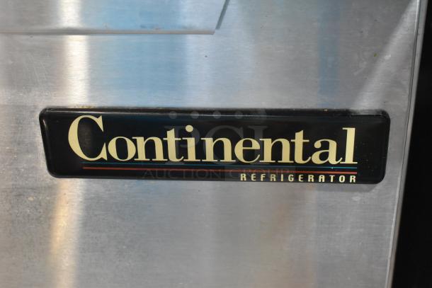 2016 Continental SW48-18M stainless steel prep table, bain marie mega top, 115 volts, 1 phase, commercial use.