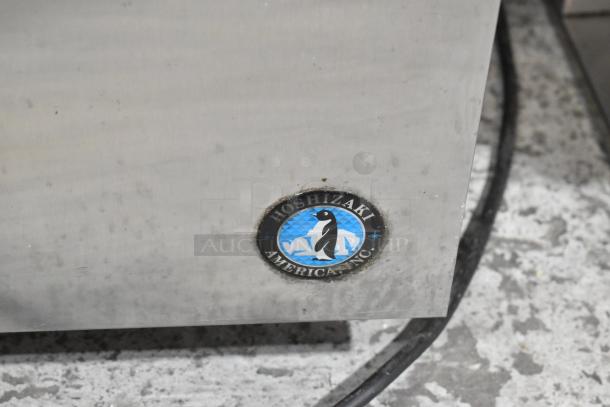 Hoshizaki CRMR27-D stainless steel undercounter cooler, 2 drawers, 115V, commercial use, logo visible on the bottom.