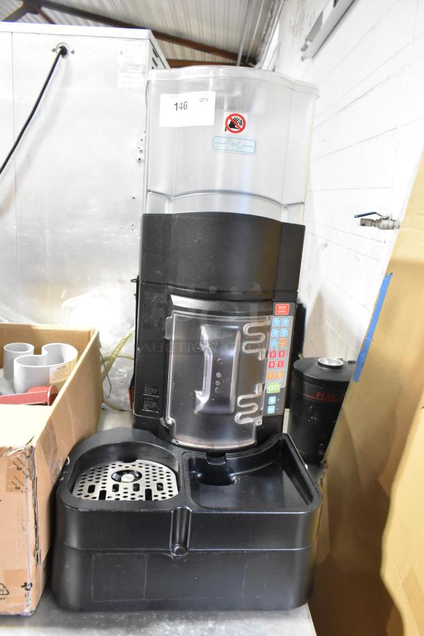 Taylor X83684-12 stainless steel drink blending machine, 115 volts, 1 phase, with control panel. Good condition.