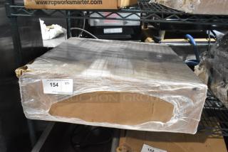 Box of 12 868B white nonperf clean room ceiling panels, brand new, sealed in original packaging.