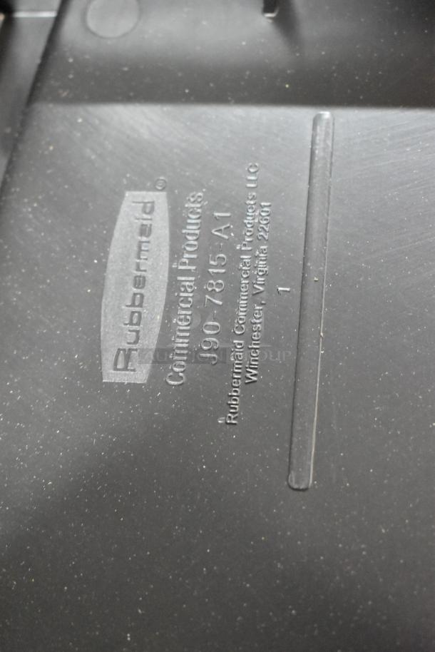 Rubbermaid FG781588 black high chair tray, brand new. Features embossed logo and model number for authenticity.
