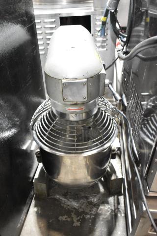 2019 Metal Commercial Countertop 30 Liter Planetary Dough Mixer w/ Metal Mixing Bowl and Bowl Guard. 110 Volts, 1 Phase. - Item #1229466