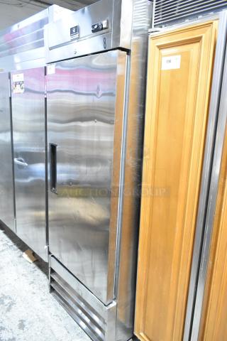 Kelvinator KCBM23R stainless steel commercial cooler, single door, 115V, 1 phase, excellent condition.