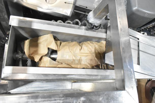 AyrKing BBS-U Commercial Breading Blending Sifting Station, metal construction, floor style, 115/230 volts, 1 phase.