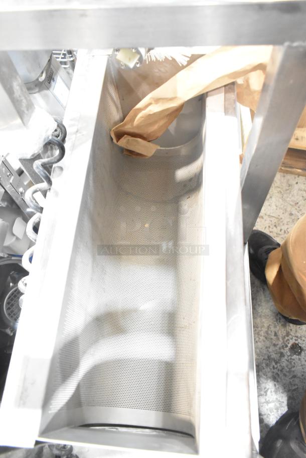 AyrKing BBS-U metal commercial breading blending sifting station, 115/230 volts, 1 phase, floor style, excellent condition.