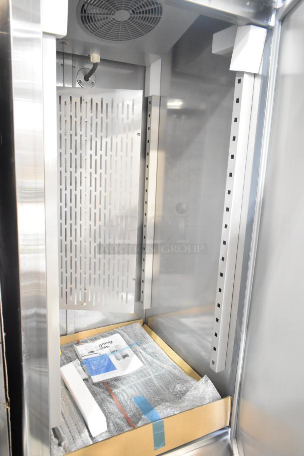 2025 Avantco 178SS1RHC Stainless Steel Reach-In Cooler, single door, 115V, 1-phase, new condition, interior cooling fan.