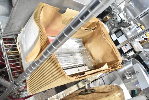 Hatco KFC-16C metal commercial heat strip in packaging, 120 volts, 1 phase. Suitable for restaurant use, appears in good condition.