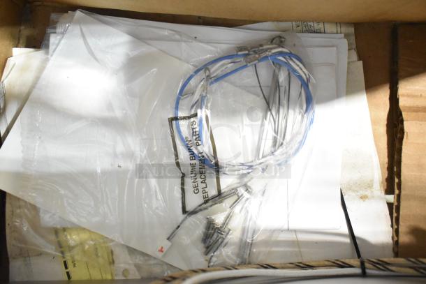 Hatco KFC-16C metal commercial heat strip, 120 volts, 1 phase, in kit with genuine replacement parts and wiring.