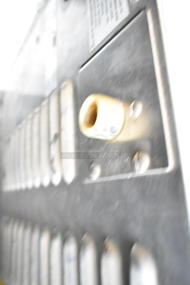 Groen HY-3E HyPer Steam stainless steel steam cabinet, electric, single deck, 208V, 3-phase, partially visible control panel.