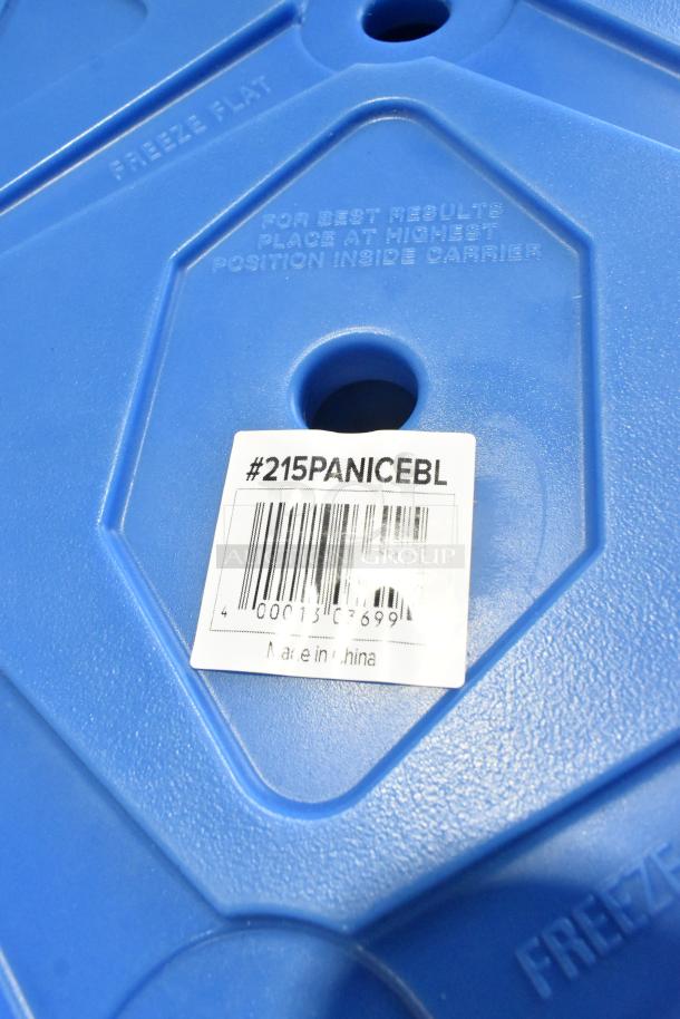 Blue CaterGator full-size ice board for food pan carriers, 20 3/4" x 12 3/4" x 1 1/2", new scratch and dent, model #215PANICEBL.