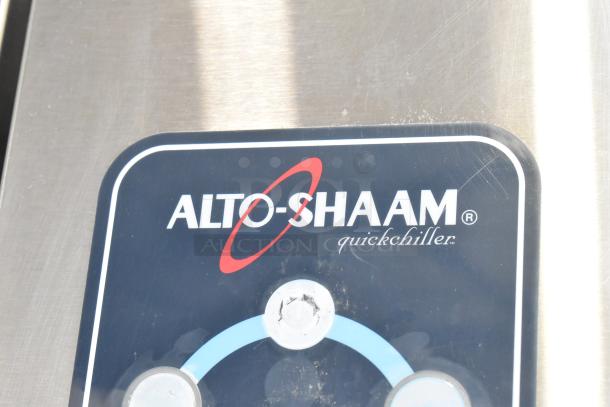 2023 Alto Shaam QC2-40 Quickchiller label, stainless steel, commercial blast chiller, with 2 probes.