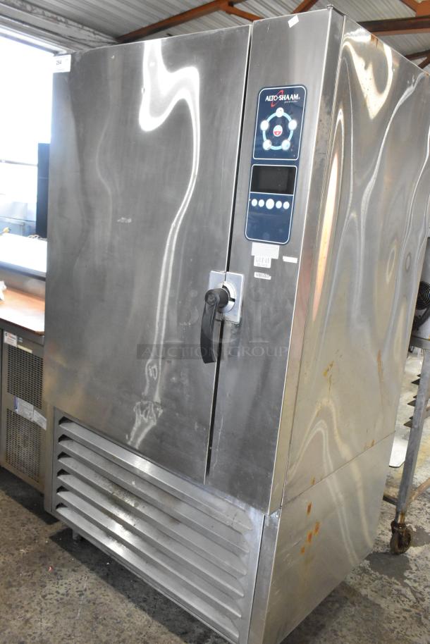 2023 Alto Shaam QC2-40 stainless steel commercial quickchiller with 2 probes, 115/208-230V, 1 phase, visible control panel.