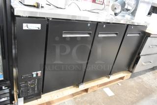 Brand new Avantco 178UDD72HC double tap kegerator. Metal, black finish, holds 3 half kegs. 115 volts, 1 phase.