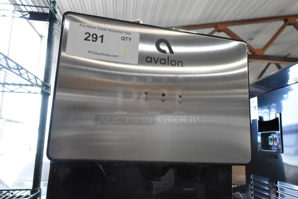 Avalon A11-CTTL metal commercial countertop water dispenser, 115 volts, 1 phase, with tactile buttons and branding visible.