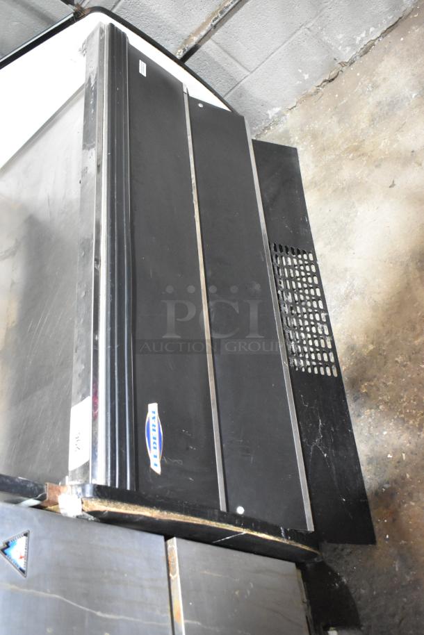Federal RSSM478SC Metal Commercial Merchandiser, black, 120/208-240V, 1 Phase. Visible wear on edges, Federal logo.