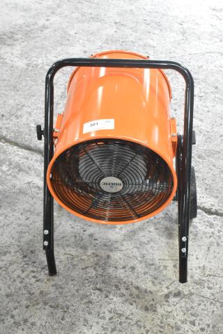 Brand new Boltic SHAG-K07F portable electric salamander heater, 208V, 3-phase. Minor scratches, front label reads "Boltic".