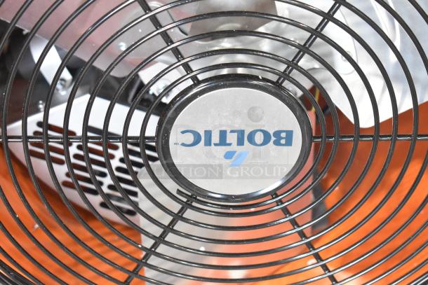 BRAND NEW Boltic SHAG-K07F portable electric salamander heater, 208V, 3 phase, with minor scratches and dent.