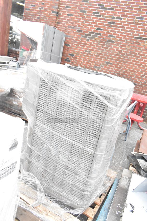 Lennox SS5006H4S44Y metal commercial condenser, wrapped in plastic. 208/230 volts, 1/3 phase, used condition.