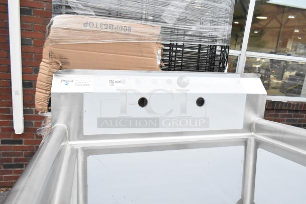 8 new scratch and dent items, including sink and wire shelves. Streeter Metal Products; tags on boxes. Model: 522CS12424.