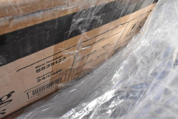 Cardboard box with visible item number 5535122 and quantity 24/Case. Wrapped in plastic, showcasing 'Made in China' label.