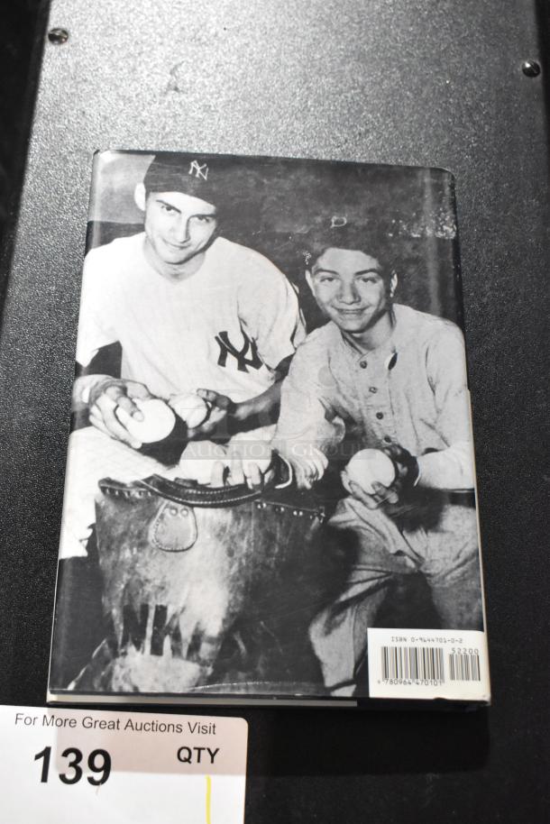 Vintage book featuring baseball players on the cover, ISBN visible, auction item 139, part of a 13-book set.