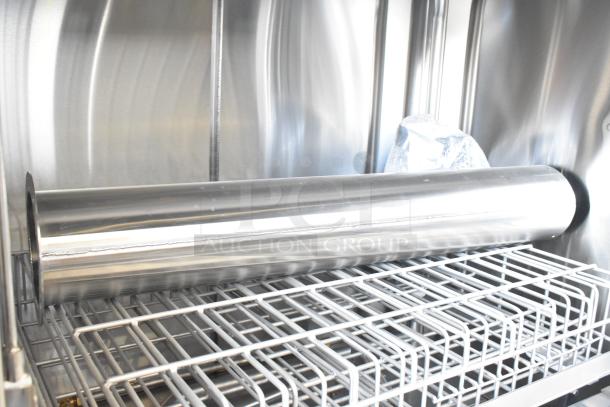 Douglas SD-20-ELEL commercial front load pot and pan washer, stainless steel interior, model SD-20-ELEL.