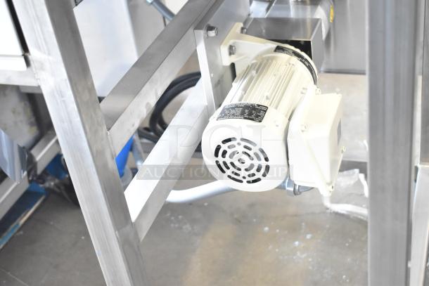 Belshaw Adamatic TG-50 Thermoglazing Station, stainless steel, commercial casters, 208V, 1 phase, excellent condition.